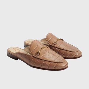 SAM EDELMAN Linnie loafer in tan leather size 5 1/2.